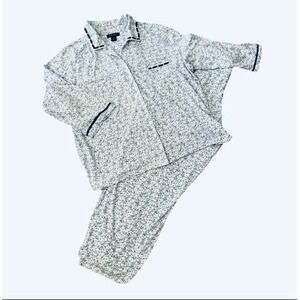 Earth angels Pajamas  Sz 2x Blue 2‎ piece long sleeve pajamas fleece